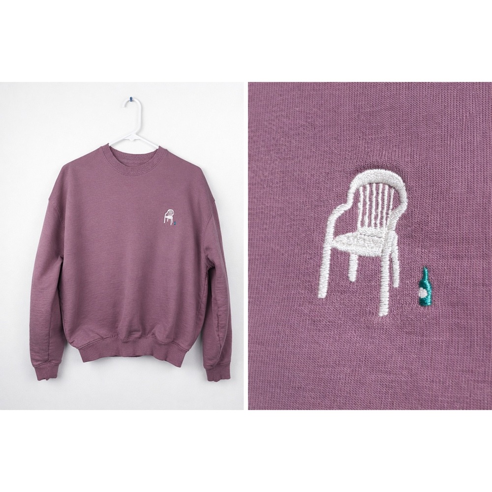 Stanley Stella Organic Cotton Crewneck Sweatshirt XXS Kaffa Coffee Bottle Chair - Picture 1 of 11